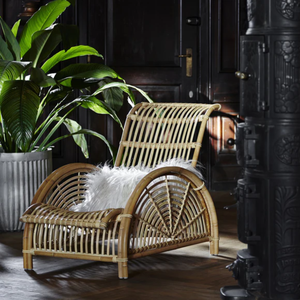 Chaise longue d'extérieur en rotin naturel de style rustique meubles d'hôtel en osier mobilier d'extérieur en gros du Vietnam - Product Image 4