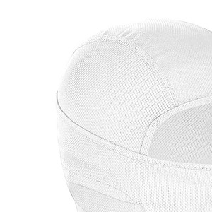 Pasamontañas Unisex Blanco, Cubre Rostro Completo, Transpirable, Impermeable, de Poliéster, para Adultos, 56-58CM, Precio Económico - Product Image 3