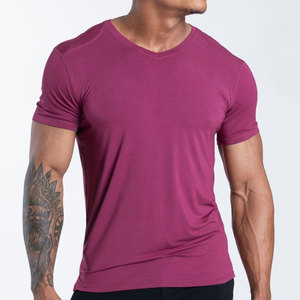 OEM Offre Spéciale hommes sweat shirt coton fendu côté Gym entraînement équipage Fitness à manches courtes vente en gros T-shirt de sport pour hommes - Product Image 6