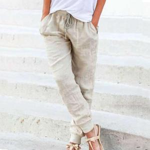 Venta al por mayor personalizado 2022 último diseño 100% algodón pantalones de maternidad de las mujeres servicio ODM para el tamaño Color estilo personalización - Product Image 3