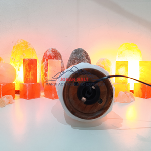 Direct usine Prix bon marché en vrac Lampes au sel de l'Himalaya blanche comme neige Tailles personnalisées Certifié CE Marque privée Feng Shui sculptée - Product Image 4