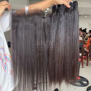 มัดผมตรง yaki ผมปลอมและผมหยิก100% วัสดุผมเวียดนามแบบไม่ผ่านกระบวนการ - Product Image 6