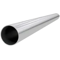 Profils de tubes en alliage d'aluminium anodisé série 6000, couleur personnalisée, garantie de couleur 10-20 ans, services de pliage et de découpe