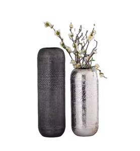 Highest Quality Flower <b>Vases</b> for Wedding Home Living Room Decor <b>Unique</b> Structured Handmade Metal Flower <b>Vases</b> Pots Bulk - Product Image 4