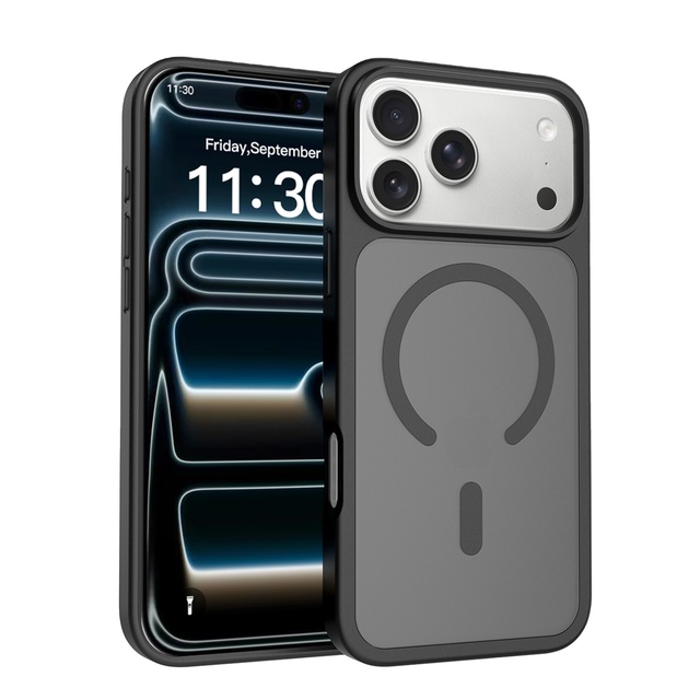 AilesTecca Magnetic Mobile Phone Case Matte iPhone 17 Pro Max Case Skin-Feel Shockproof Cell Phone Case for iPhone 16 15 14 13