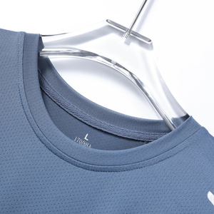 Camisetas de secado rápido para correr para hombre, camisetas transpirables para senderismo, pesca, suave elasticidad, deportes al aire libre, Camiseta corta de verano - Product Image 5