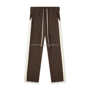 กางเกงขายาวลำลองผู้ชายเอวสูงผ้าขนสัตว์ รุ่น 2026 A/W น้ำหนักเบา ทรงขากว้าง เย็บด้านข้าง มีเชือกผูกเอว - Product Image 5