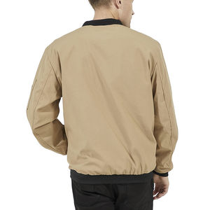 Chaqueta de invierno al por mayor chaqueta de bombardero de alta calidad personalizada impresa hombres cierre personalizado manga larga al por mayor - Product Image 6