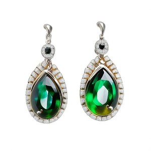 Bijoux de goutte faits à la main à la mode boucles d'oreilles en pierre précieuse de jade vert naturel cadeau d'anniversaire boucle d'oreille - Product Image 6