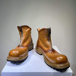 Bottes de désert en cuir pour hommes, bottes chukka en cuir et bottes décontractées en cuir véritable pour un usage quotidien et chaussures décontractées pour affaires - Product Image 4