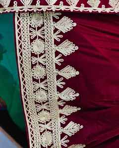 Vestido Afgano Kuchi de la Mejor Calidad al por Mayor, Vestido Tradicional Banjara con Bordado, Decoración de Encaje, Tela Personalizada, Botón Sólido - Product Image 4