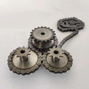 Pignon usiné CNC en acier au carbone de précision 05B forgé composant de noyau d'engrenage à faible bruit à grande vitesse pour imprimante et Machine de conditionnement - Product Image 1