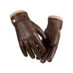 Wholesale Excellent Quality <b>Men</b> Winter <b>Thermal</b> <b>Gloves</b> Needle Detection Soft PU Full-Finger Design Adjustable Cycling CARE MASTER - Product Image 6