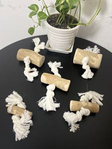 Hond Kauwen Speelgoed/Koffie Hout Kauwen Met Touw, kokos Touw 100% Natuurlijke-Beste Hond Speelgoed-Fabrikant Uit Vietnam - Product Image 5