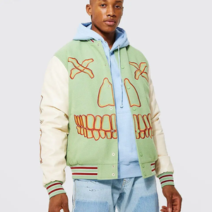 Chaqueta de béisbol de último diseño, chaqueta de béisbol sostenible y transpirable, chaqueta de béisbol de poliéster - Product Image 4