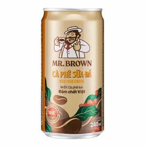 Café con Leche Helado Mr. Brown al por Mayor, 240 ml, 24 Latas, Ingredientes de Glucosa y Carbonato, Precio Competitivo - Product Image 1