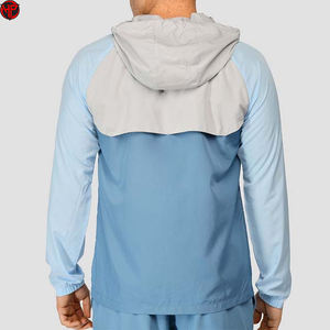 Custom Mens Windbreaker Tracksuit Windbreaker Shorts and Jacket Tracksuit Reflective <b>Zip</b>-Up Nylon Shorts Set - Product Image 6