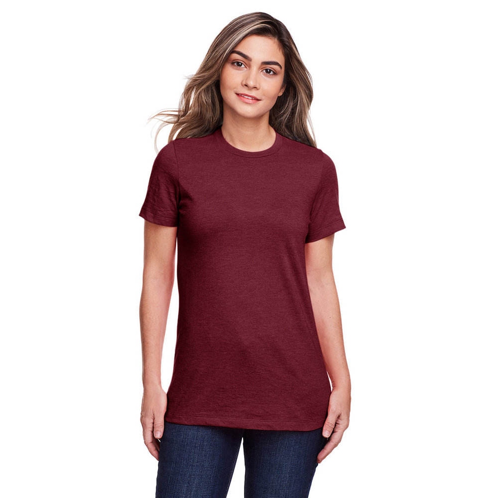 Women Ladies Casual Vintage Slim Comfortable Brown Round-neck Knitted Shirt for Women's T-shirts