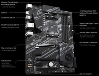 Penjualan Terbaik Gigabit X570 UD 5000 CPU X570 komputer Motherboard PC soket AM4 X570 Motherboard Gaming