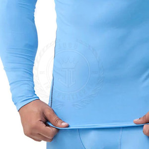 Camiseta de Compresión para Hombre, Diseño Moderno, Tejido Sólido, Secado Rápido, Ecológica, Transpirable, Cómoda, de Alta Calidad, Corte Regular, Manga Larga - Product Image 5