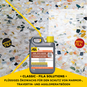 Cire liquide naturelle FILA CLASSIC pour sols en marbre 1L – Facile d'entretien, brillance protectrice pour terracotta et pierre naturelle - Product Image 5