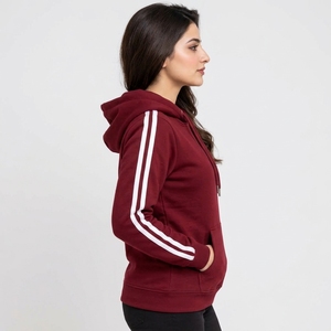 Sudadera con Capucha Personalizada para Mujer, Ropa de Moda, Sudadera Ligera de Mezcla de Algodón, Interior Suave, Corte Holgado, Dobladillo Acanalado - Product Image 4