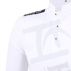 Camiseta de algodón y poliéster para hombre, camisa con estampado de sublimación de manga larga - Product Image 3