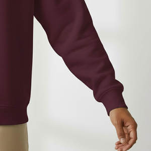 Sudadera clásica para hombre de algodón mezclado con cuello redondo y puños acanalados, ideal para viajes y uso diario. - Product Image 6