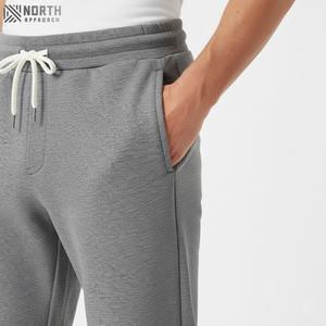 Custom Logo Lightweight Men's Plain <b>Drawstring</b> Straight Leg Casual Woolen Sweatpants Joggers Autumn <b>Trousers</b> - Product Image 4