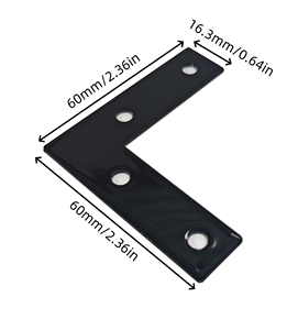 Soporte Triangular Metálico de Acero Personalizado ODM para Reparación de Muebles de Oficina, Hogar y Sala de Estar - Product Image 3