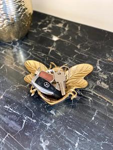 Plateau de service moderne en métal poli, style antique, finition plaquée or, personnalisable - Product Image 5