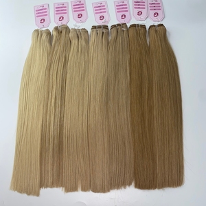 Venta al por mayor Kinky Straight Remy Extensiones de cabello Virgen indio y brasileño Trama Precios competitivos en cabello humano de alta calidad - Product Image 3