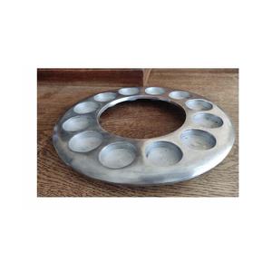 Bougeoir en aluminium massif moderniste de haute qualité bâtons de bougie en aluminium moulé avec décoration en verre pour la décoration intérieure - Product Image 5