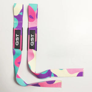 Cotton Powerlifting Strap Gymnastic Neoprene <b>Padded</b> Lifting Straps for Deadlift Workout Compression Weightlifting Accessories - Product Image 6