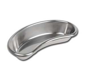 Plateau réniforme 150 mm, plateau d'émétion, acier inoxydable satiné, bords arrondis, plateau réniforme chirurgical dentaire par SurgiRight - Product Image 6