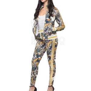 ชุดวอร์มพิมพ์ลายสำหรับผู้หญิงชุดวอร์มพิมพ์ลายแบบระเหิดสำหรับผู้หญิงดีไซน์ทันสมัยใส่สบาย - Product Image 2