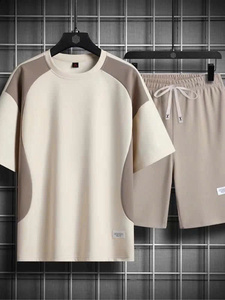 Ensemble de vêtements de sport d'été NH82 pour hommes tissu poly respirant absorbant la sueur à séchage rapide léger et élégant pour les vêtements de rue - Product Image 2