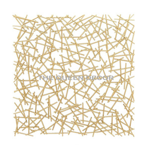 Moderne élégant aluminium métal forme carrée plaqué or décoratif mural Art fabrication vente en gros - Product Image 1