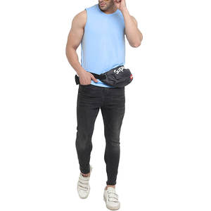 Camiseta sin mangas de entrenamiento de gimnasio de algodón de alta calidad con logotipo personalizado OEM para hombre, camiseta transpirable con músculos, diseño de punto informal - Product Image 5