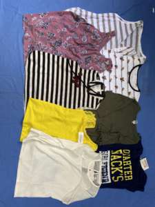 Camiseta de algodón y Camisa vaquera para hombre de grado B, ropa de talla grande para hombre, producto de ropa usada, tamaños mixtos disponibles - Product Image 6