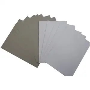 BASIC WEIGHT 230GSM 450GSM Duplex Board White Grey Back Paper Two Layers Packing Board Papers Supplier From India W