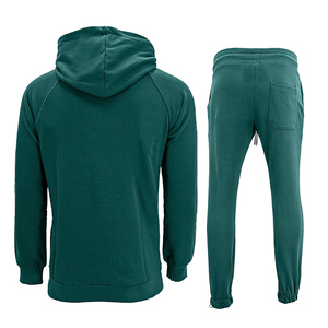 Último Jersey capucha estilo liso ropa de invierno OEM servicio hombres chándales conjunto 100% algodón chándales de Pakistán - Product Image 6