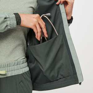 Vestes spandex à manches longues et fermeture éclair pour femmes Uniforme d'hôpital médical personnalisé Veste de gommage Uniformes d'allaitement extensibles - Product Image 3