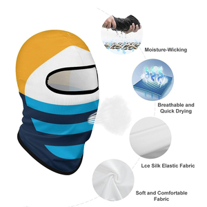 Venta caliente al aire libre a prueba de viento cráneo máscara personalizada pasamontañas con capucha de un agujero sublimación estilo de personaje Venta caliente tocado - Product Image 4