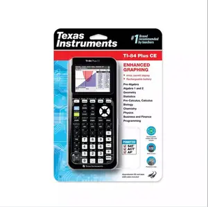 Aktuellste Lieferung von Texas Instruments TI-84 Plus CE Farben-Grafikkalkulator | Schwarz 7.5 vom Meistverkauften