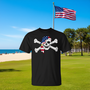 T-shirt Pirata Americano con Bandiera Patriottica USA - Categoria Promozionale - Product Image 3