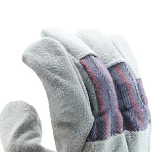 Gants de travail d'hiver en nylon doublé polaire et durable en cuir de vachette thinsulé pour hommes, très grands, résistants à la perforation et à l'abrasion - Product Image 5