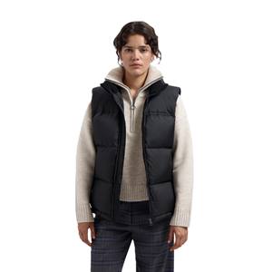 Polyester Rempli Respirant Durable Imperméable Puffer Sans Manches Fermeture Éclair Gilet Veste Coupe-Vent Survêtement Hiver Plus La Taille - Product Image 5