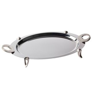 Plateau en métal design pour la décoration des tables à manger et des salons pendant le mois sacré du Ramadan - Product Image 6