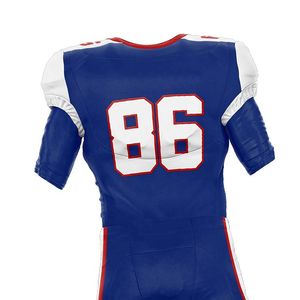 American <b>Football</b> Uniform High Quality Polyester Fabric Tackle Twill <b>Printing</b> 280 GSM For USA Europe Teams - Product Image 6